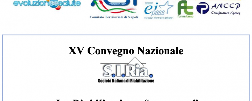 18e19/05/2023: XV Convegno Nazionale "SIRIA