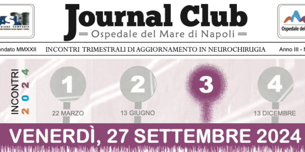 27/09: JOURNAL CLUB @ Ospedale del Mare