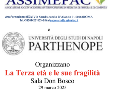 29/03: LA TERZA ETA' E LE SUE FRAGILITA'