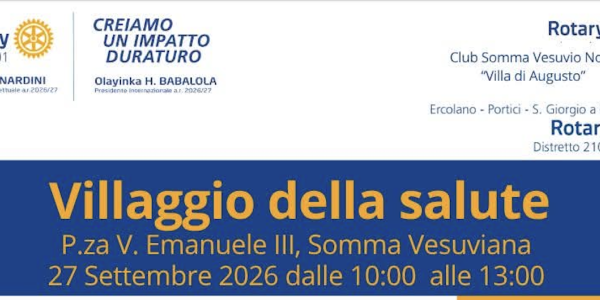 27/09/26: Villaggio della Salute